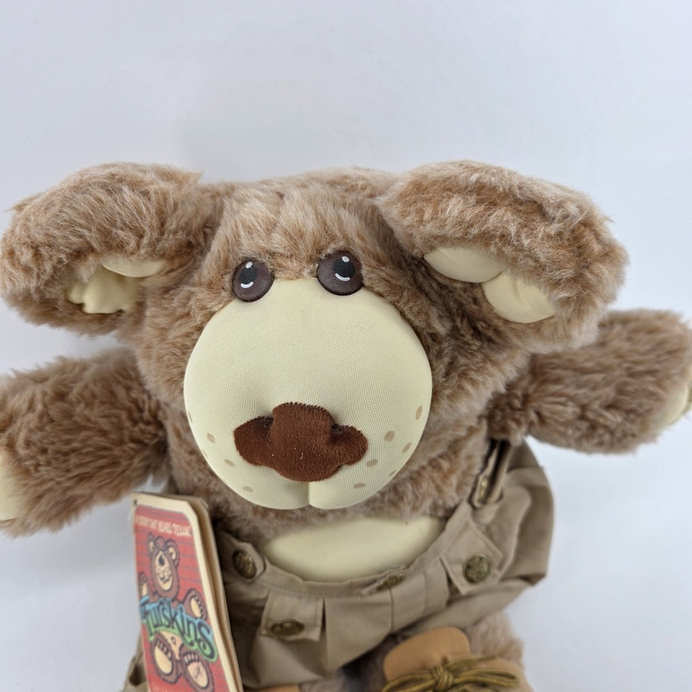 Furskins Bear Plush Boone Furskin 1986 Bee-Keeper Xavier Roberts USA 23" - Picture 4 of 7